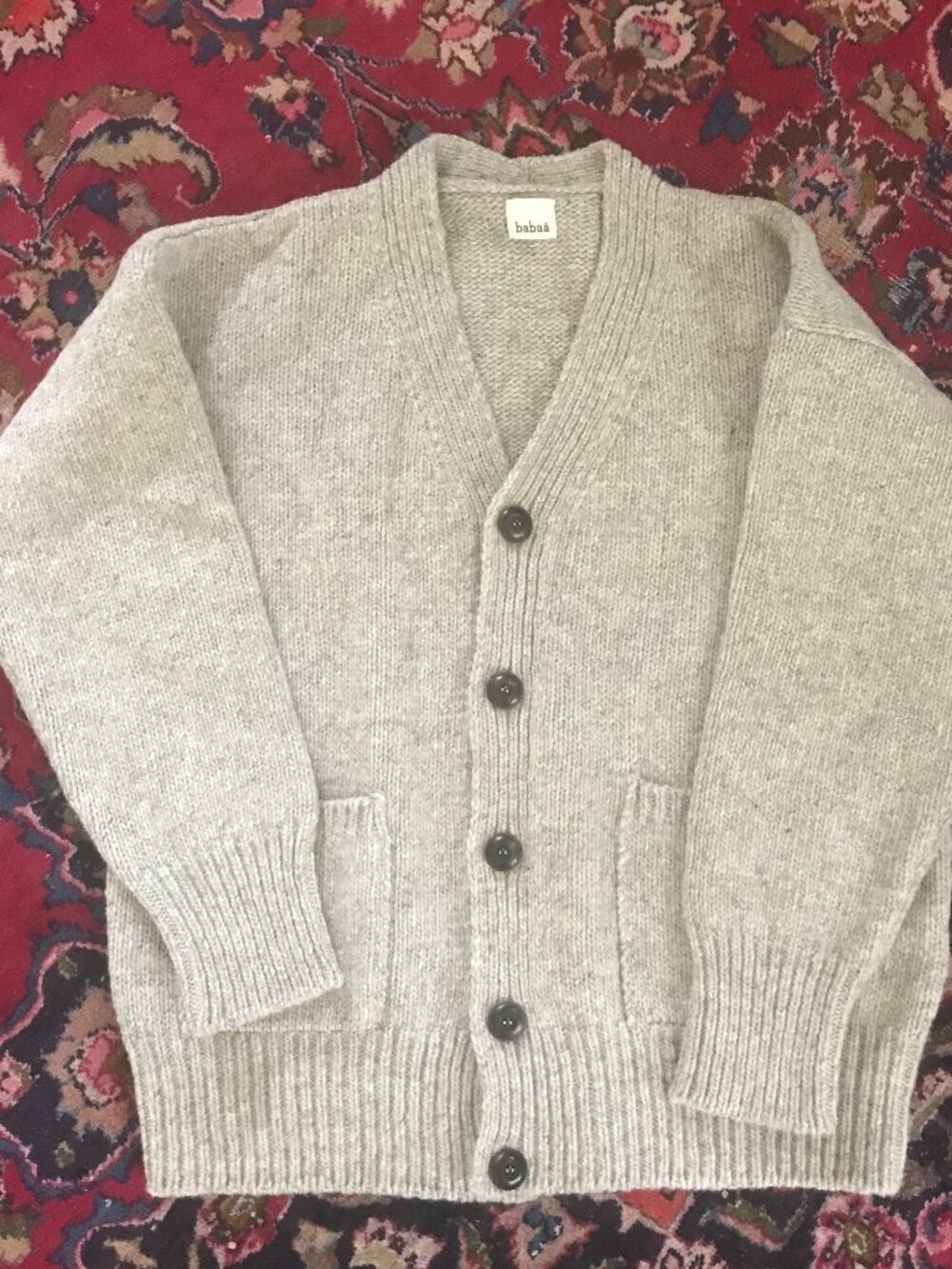 NEW Babaa Cardigan no 17 in mist